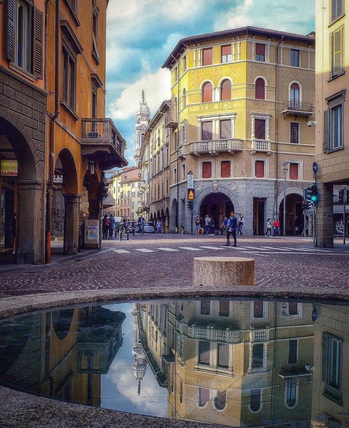 La Mansardina Di San Leonardo Daire Bergamo Dış mekan fotoğraf